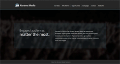 Desktop Screenshot of abrams-media.com